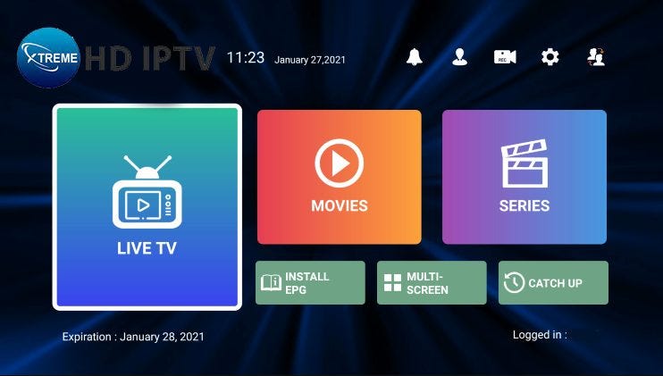 TV screen showing various channels, with the TVCRAFTER logo