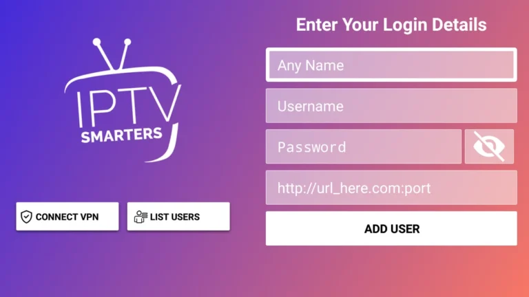 User-friendly IPTV Smarter Pro app for Android and iOS